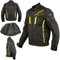 A-Pro Textil Motorrad Jacke Wasserdicht CE Protektoren Hohe Sichtbarkeit Fluo XL