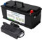 Batteria al litio da 12 V 100 Ah Lifepo4, Deep-Cycle fino a 7000 cicli, adatta per golf cars, roulotte solari, camper, batterie marine e altre applicazioni