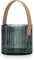 AmeliaHome Vase 10,5 x 10 cm Vase décoratif en Verre Décoration Lanti Vert Bouteille