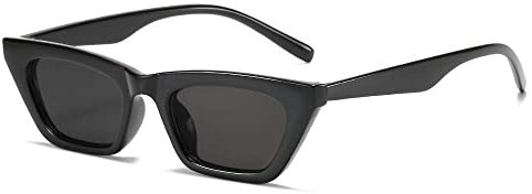 Dollger Square Cat Eye Sunglasses For Women Fashion Vintage Trendy Cateye Sunglasses For women Black