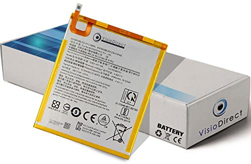Visiodirect Batterie Compatible avec Samsung Galaxy Tab A 8.0 2019 SM-T290 3.8V 5100mAh