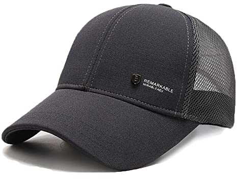 YAMEE Basecap Herren Sommer Mesh,Baseball Cap Sommer Cap Herren,Baseballkappen Sommermütze Herren Sonnenhut für Draußen Sport(Kopfumfang: 56-60cm)