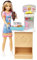 Barbie HKD79 - Spielset mit Skipper-Puppe und Snackbar mit Tresen, Farbwechsel-Eisbecher und 8 weiteren Zubehörteilen, Puppen Spielzeug ab 3 Jahren