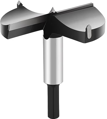 Broca Forstner de 75 mm, broca Forstner con vástago hexagonal, broca para madera, broca para madera, madera dura