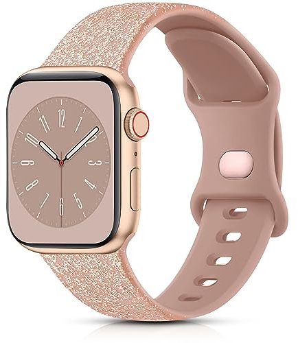 Meliya Cinturino per Apple Watch Cinturino 38mm 40mm 41mm 42mm 44mm 45mm 46mm 49mm, Silicone Cinturino di Ricambio per iWatch SE/Apple Watch Series 10 9 8 7 6 5 4 3 2 1 Ultra