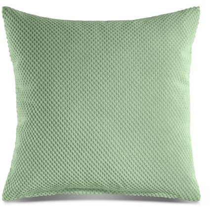 Quantum Interior by Maxland Dekokissen gefüllt extra Weich mit Strukur Bubble Zierkissen Sofa ca. 45x45 / 70x70 (45x45 Salbei/Mint)