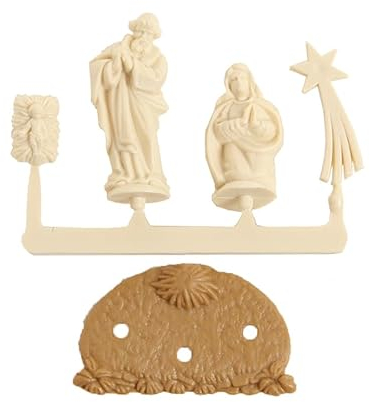 FADEDA Hlg. Familie, Bastelset/Höhe:3 cm/handbemalt/detailgetreue Krippen Figuren - Weihnachten Tisch Dekoration Krippe Zubehör