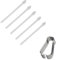 DaiUni Punte di ricambio per Samsung Galaxy Tab S8 / Tab S8+ Plus/Tab S8 Ultra/Tab S7 / S7+ Plus / S7 FE/Tab S6 / S6 5G / S6 Lite Tocca Stylus S Pen Set di Strumenti Penna Pennini， 5 pcs (Grigio)