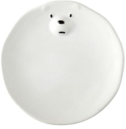Assiette mignonne ours blanc, vaisselle, four à micro-ondes, vaisselle japonaise créative pour petit déjeuner