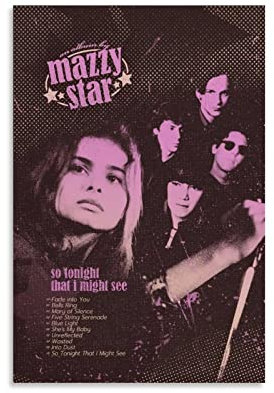SECOLI Mazzy Star Musik-Cover-Leinwand-Poster, dekoratives Gemälde, Wandkunst, Bild, Druck, moderne Dekoration, 30 x 45 cm