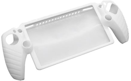for Sony Playstation Portal Console Silicone Soft Protective Case Breathable Portable Shock-Resistant Anti-Drop Protective Case for P5 Console (White)