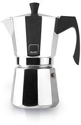 IBILI - Cafetera express Evva White, 12 tazas, 600 ml, Aluminio fundido, Apto para inducción