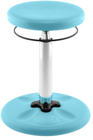 Kore Design verstellbarer Wackelhocker, für Mädchen und Jungen, Schreibtischhocker, ergonomische kleine Bürostühle, flexible Sitzgelegenheit, aktive Kinder, ADS/ADHS, Klassenzimmer, Zuhause, Alter