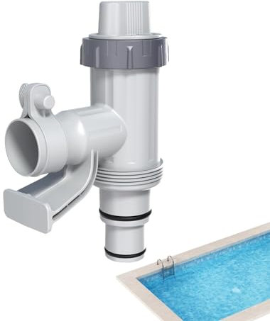 Moxeupon Vannes À Piston De Piscine, Vanne d'entretien/d'arrêt pour Piscine avec Raccord De Tuyau, Vannes De Rechange pour Tuyau De Piscine – Accessoires De Piscine Hors Sol