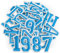 testlili 72PCS Iron on Letters and Numbers Patches for Clothes DIY Embroidered Patch A-Z, Numbers 0-9 Applique for Clothes Hats Backpacks Jackets Pants (Blue)