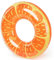 SPLASH! Inflatable Swim Ring 90cm - Durable PVC Pool Float for Adults and Kids, Supports up to 80kg, Certified Safe, Perfect for Summer Fun” (Orange)