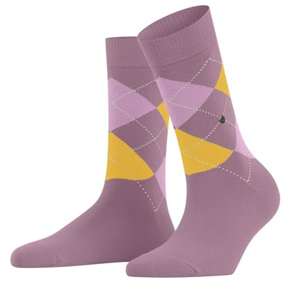 Burlington Damen Socken Queen W So Baumwolle gemustert 1 Paar, Rosa Powder Pink 8493, 36-41