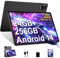 Biegedy Tablet 11 Pollici Android 14 Tablet 24GB RAM+256GB ROM (1TB TF), Widevine L1, Tablets Octa-Core 2.0 GHz, 2.4G+5G WiFi, 8000mAh Batteria, Bluetooth5.0, 13MP+5MP, GPS, Type-C, Face ID - Nero