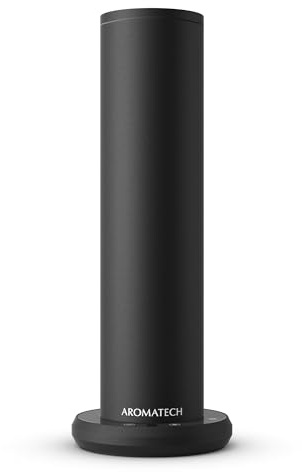 AromaTech New AroMini BT Plus Scent Diffuser w/Bluetooth – Cold-Air Diffusion Scent Machine for Home, Office, Hotel, Spa – Nebulizing Diffusion System for Essential Oil Blends (Black)