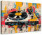Novatique Vinyl-Schallplatten-Wandkunst, Vintage-Musik, Audio, Leinwand, Wandkunst, Musikaufzeichnung, Gemälde, Druck, Display, Spieler, Bild, Kunst für Wohnzimmer, Schlafzimmer, 30,5 x 40,6 cm