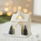 Weihnachtsdorf Beleuchtet Weiß, Weihnachtsdeko Weiß Weihnachtshäuser mit LED Licht, Keramik Weihnachtsdorf mit Beleuchtung, LED Weihnachtshaus Beleuchtet Lichthaus Weiss für Weihnachtsdeko Innen (B)