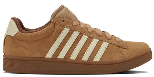 K-Swiss Court Tiebreak II SDE Herren Leder Sneaker Schuhe 09492-275 braun