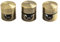 3pcs Metal Cable Holders for Organizing Cords and Wires and Stylish Wire Organizers (bronze)