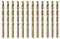 Misuyue M35 Cobalt HSS Twist Drilling Bits, 12pcs Metal Drill Bit 2mm/0.078, Carbide Drill Bits for Stainless Copper Wood Plastic Aluminum and other Hard Materials