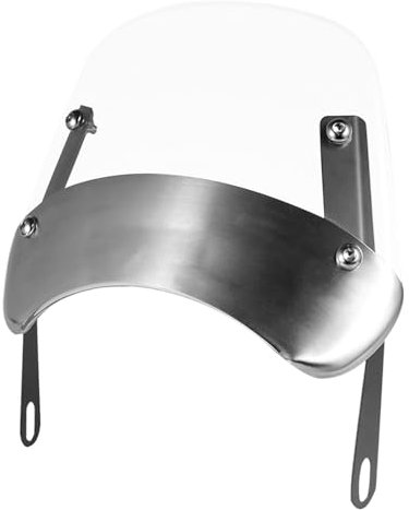 Motorrad Windschutzscheiben Verlängerung - Retro-Design Lenker Windschild | Powersports Ausstattung Für Roller Sportmotorrad Fahrrad Outdoor Aktivitäten Frauen Männer Familie