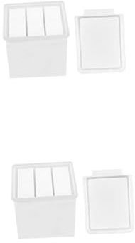 OSALADI 2 Juegos Caja de Almacenamiento de Silicona Diy con Molde para Manualidades Conjunto de Moldes para Herramientas de Silicona Hechas Mano para Decoración de Escritorios y Joyeros