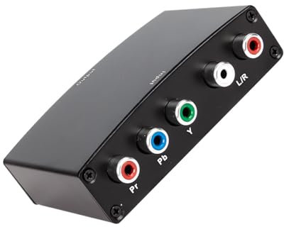 HGZHNAT HDTV to Ypbpr Adapter Converter for Home Theater, Suppor-t 480p 576p 720p 1080i Output Resolution Matching for Projector HDTV to Ypbpr Converter