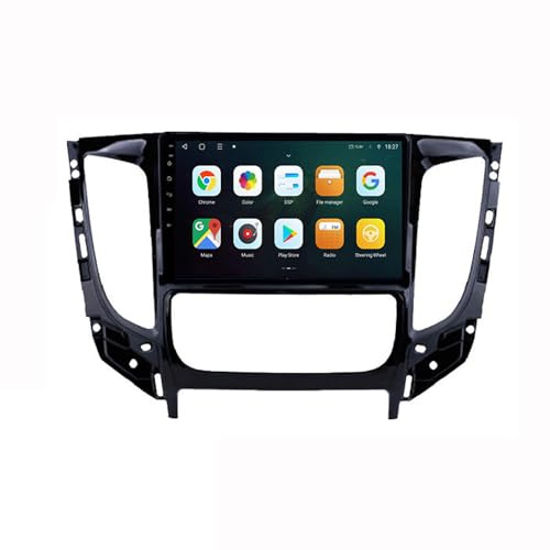YIANKWY Android 13 Autoradio Radio 9 Zoll Navigationssystem Für Mitsubishi L200 5 Triton at 2015-2019 DAB+Digitalradio Car Stereo Video Receiver GPS-Navigation Bluetooth Hotspot WiFi 4G Analog TV SWC