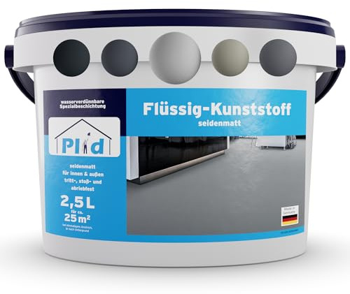 Plid Flüssigkunststoff Lichtgrau 2,5 L – Flüssig PVC Bodenbeschichtung