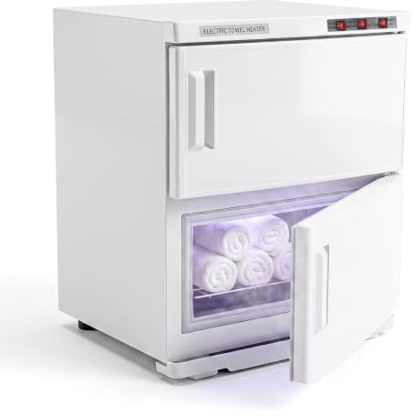 Hot Towel Cabinet, Towel Warmer with UV Sterilisation, Capable of Holding 50 to 60 Towels, Towel Heater for Spa, Salon, Massage & Home Use (50L)