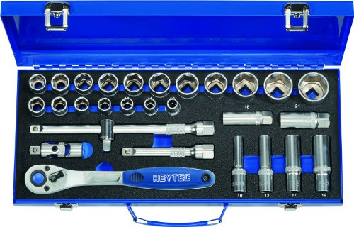 Heytec Heyco 50854301683 1/2 Zoll Steckschlüssel-Garnitur, 28-teilig
