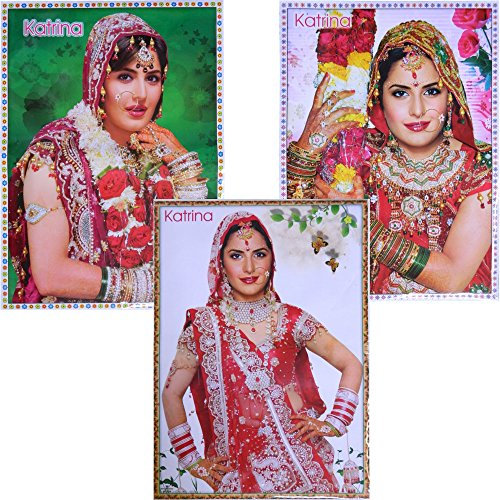 Poster Set Katrina Kaif 75 x 50 cm Bollywood Star Schauspielerin Hochglanzpapier Bild