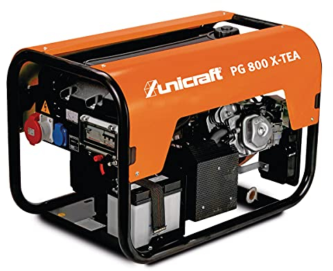 Unicraft Synchron-Stromerzeuger PG 800 X-TEA (Benzin, Tankvolumen 18 l, Antrieb Honda GX390, Handstart + E-Start, 1 x 230 V, Schuko / 1 x 400 V, 16 A) 6702083