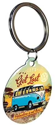 Nostalgic-Art 48021 Keyring VW Bulli – Let's Get Lost – 4 cm