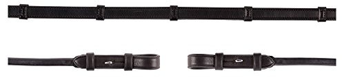 BR Zügel Rundgenähtem Leder m/Anti-slip