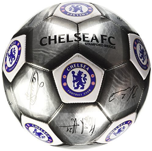 Club Licensed Chelsea Silver Signature Football - 05
