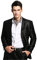 Prettystern Herren Krawattenschal aus 100% Seide Business Halstuch Schalkrawatte 2-lagig ascot Lavallière-Schal Paisley 5. Grau Paisley