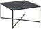 AC Design Furniture Couchtisch Antje, B: 80 x T:80 x H: 45 cm, Glas, Schwarz