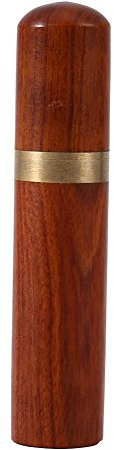 Zahnstocher-Halter, tragbarer Zahnstocherspender Zahnstocherbehälter aus Holz Mini-Zahnstocherbox Zahnstocherbehälter mit Tasche(Rosenholz)