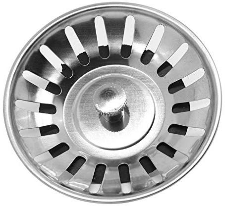 Tapón Fregadero para Cocina, 8cm Acero Inoxidable Drenaje Tapón Fregadero Protector paraFregadero de Cocina Baño