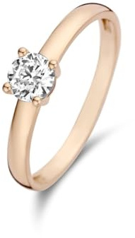 ISABEL BERNARD IB4400935 La Concorde Joelle Ring 585 14 Karat Roségold Mit Diamant Damen - Große 57-52