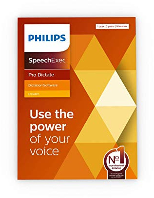 Philips LFH4422 SpeechExec Pro Dictate. Diktiersoftware. 2-Jahres-Abo
