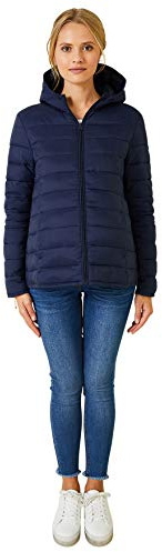 Vertbaudet Umstands-Steppjacke/Tragejacke Recycling-Polyester, Übergangsjacke nachtblau 40