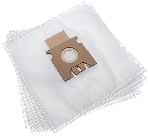vhbw 5x sacchetto dell'aspirapolvere sostituisce Hoover H77, 35601734 per aspirapolvere - in microfibra, 27cm x 26,9cm, bianco
