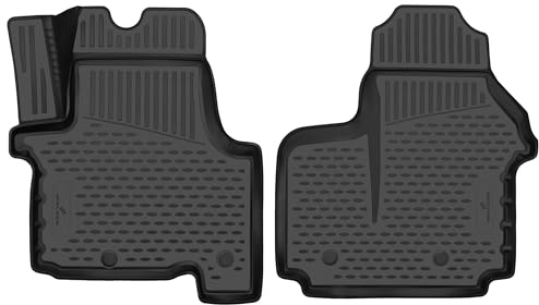 WALSER XTR Gummi Fussmatten Auto für FIAT Talento 2016-Heute, 100% passgenaue Auto Fußmatten, robuste Universal Fußmatte Auto, Gummimatten Auto, Auto Fussmatten Gummi, Auto Gummimatten