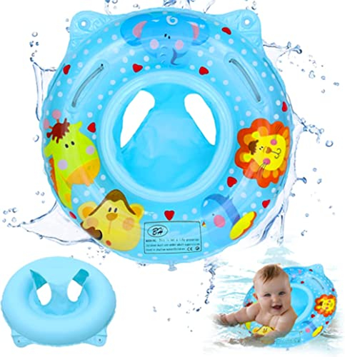 Salvagente Neonato con Mutandina, Gonfiabile Salvagente per Bambini 6-36 Mesi (Blu)